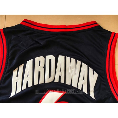Camiseta USA 1996 Anfernee Hardaway #6 Negro